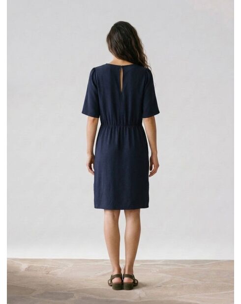Vestido Ramble azul marino oscuro