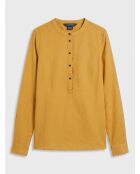Blouse en Coton & Soie Cannes jaune