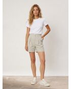 Lenon-Shorts in Weiß/Marineblau