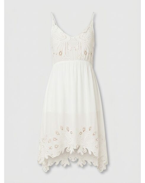 Vestido blanco bordado