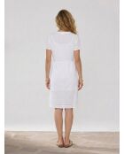 Weißes Cara-Kleid