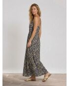 Alma grün/blaues Kleid