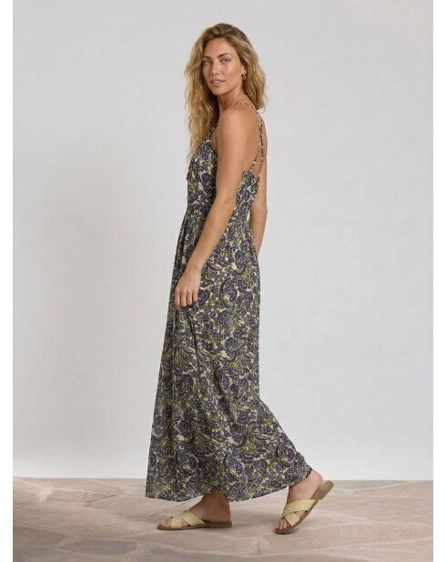 Alma grün/blaues Kleid