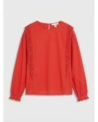 Rote Bluse Stella