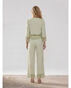 Mandelgrüne Tevy-Bluse