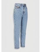 Blaue gerade Jeans