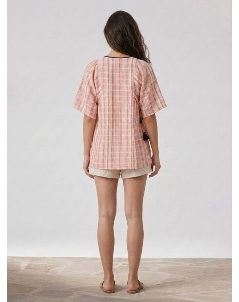 Blusa roja estampada Luigi
