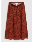 Jupe Mailine imprimée cerise