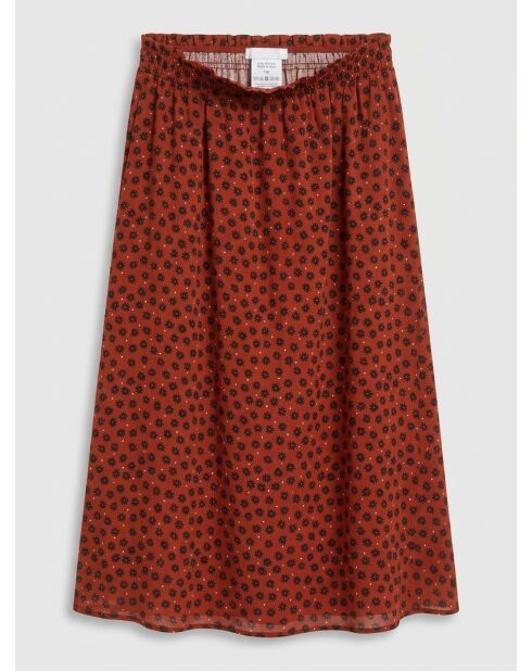 Falda Mailine con estampado de cerezas