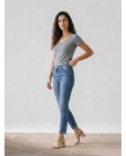Blaue gerade Jeans aus Arizona