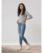 Jean Somain blauer Jeans-Delavé