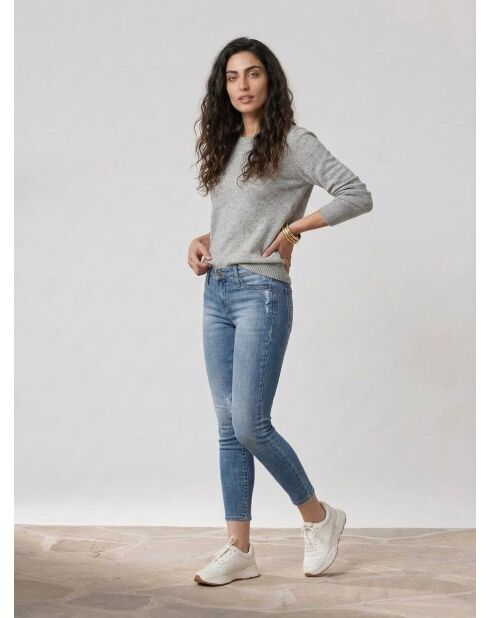 Jean Somain blauer Jeans-Delavé