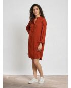 Dina Kleid mit Paprikapalmen-Print