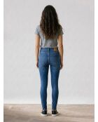 720 Hirise Super Skinny blaue Jeans