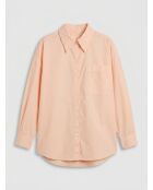Chemise oversize Gabin  rose clair