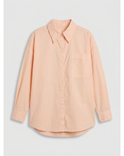 Camisa oversize Gabin rosa claro