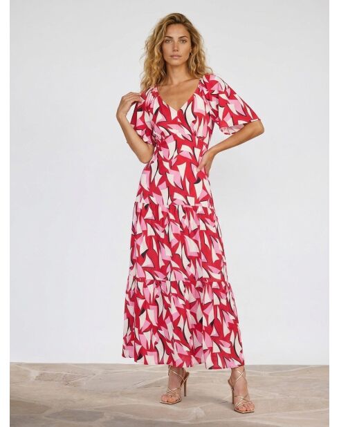 Rotes Otibo-Kleid