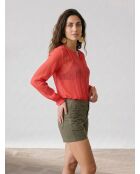 Rote Qartil-Bluse