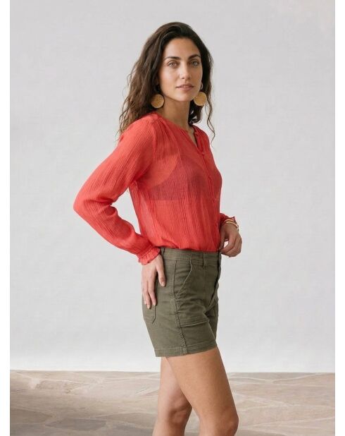 Blusa Qartil rossa