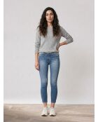 Jean Somain blauer Jeans-Delavé