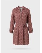 Kleid Constance mit Himbeer-Print