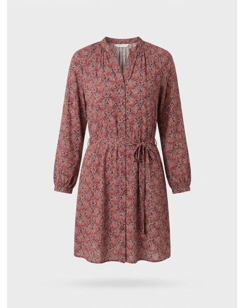 Kleid Constance mit Himbeer-Print