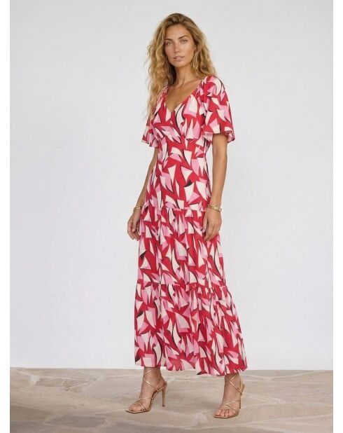 Rotes Otibo-Kleid