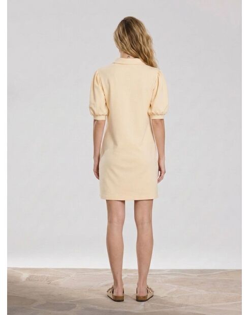 Ecru Polo Blend Kleid