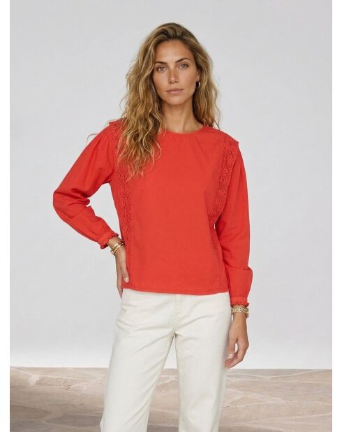 Blusa rossa Stella