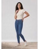 720 High Super Skinny Jeans, blau