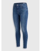 720 Hirise Super Skinny blaue Jeans