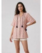 Blusa roja estampada Luigi