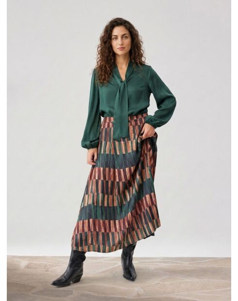 Rok met Ivana forest/veelkleurige print