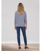 Sylvie Indigo Heather Cardigan aus 100% Bio-Baumwolle