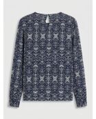 Blusa Leandra blu marino