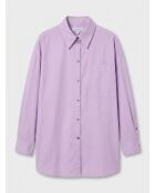 Camicia oversize Gabin orchid