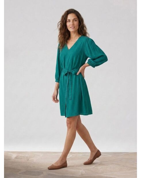 Michaela smaragdgrünes Kleid