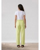Pantalones Pasop aurora de algodón y lino