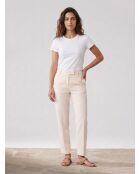 Pantalon en Laine froide mélangée ecru