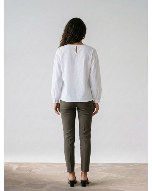 Blusa blanca Stella