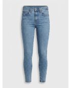 721 High Rise blaue Skinny-Jeans