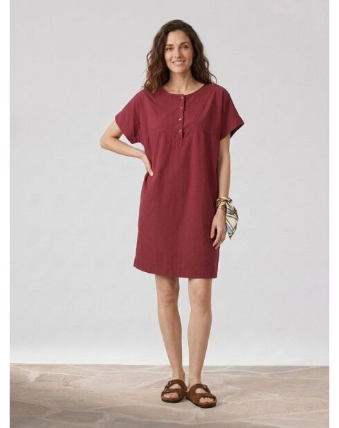 Terrakotta-Kleid Caelie