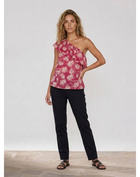 Helga fuchsiafarbenes Top