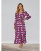 Vestido morado Lorana
