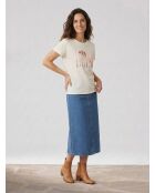 T-Shirt Sunset Block écru