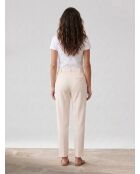 Pantalon en Laine froide mélangée ecru