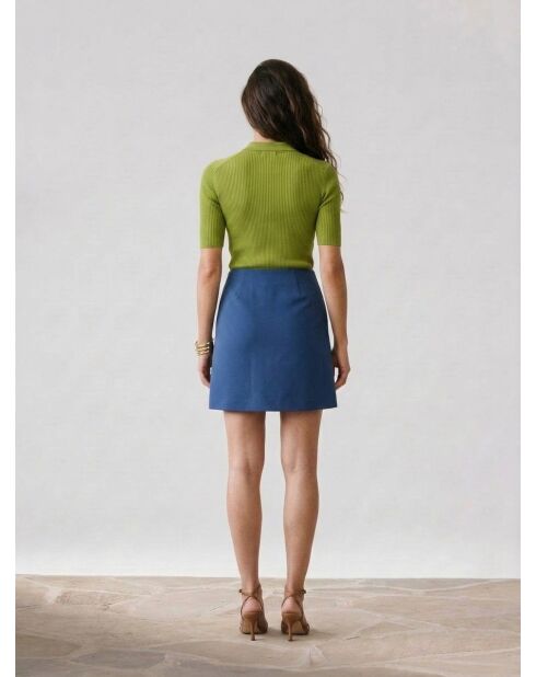 Blauw/groene Jada-rok