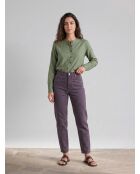 Blouse en Coton & Soie Cannes kaki