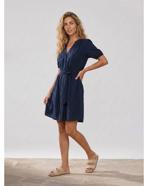 Natasha marineblaues Kleid