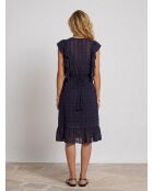 Vestido azul marino Qat